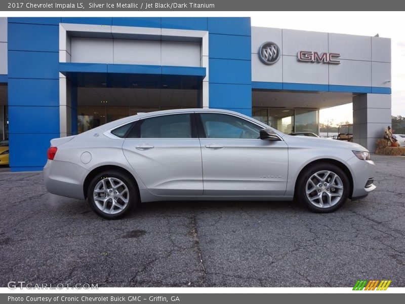 Silver Ice Metallic / Jet Black/Dark Titanium 2017 Chevrolet Impala LS