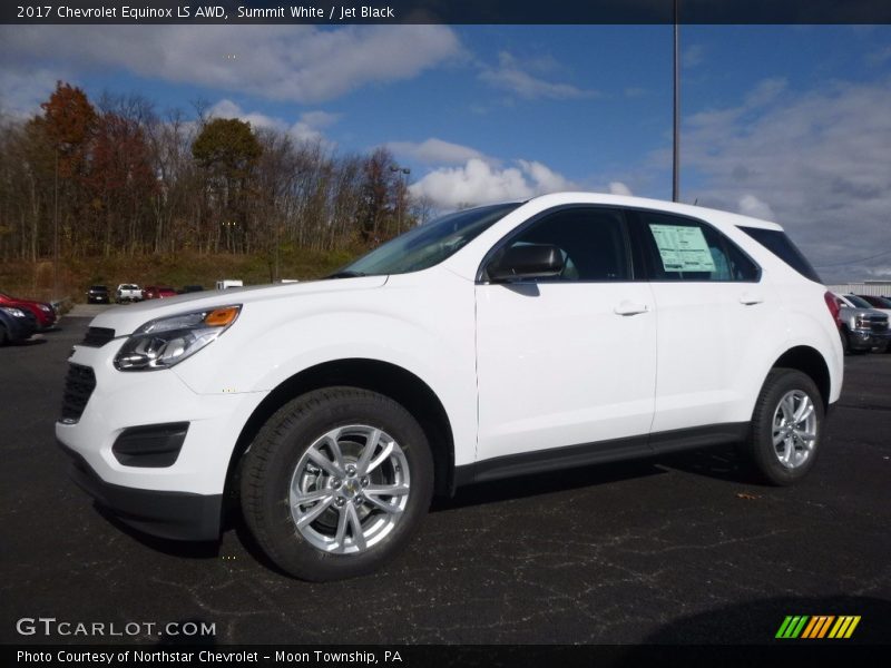Summit White / Jet Black 2017 Chevrolet Equinox LS AWD