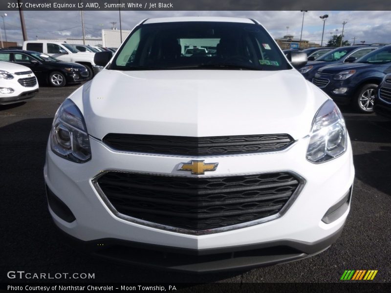 Summit White / Jet Black 2017 Chevrolet Equinox LS AWD