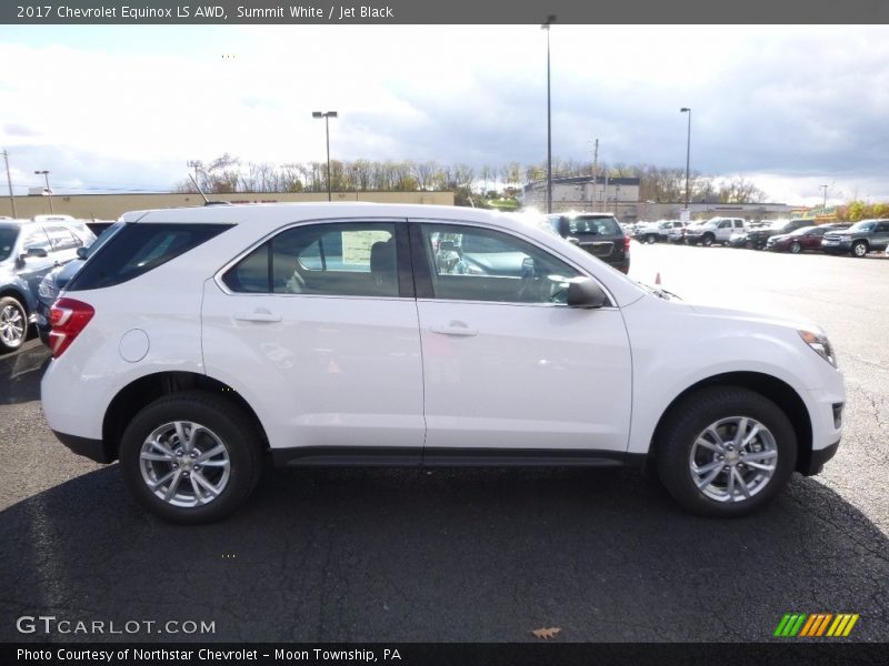 Summit White / Jet Black 2017 Chevrolet Equinox LS AWD