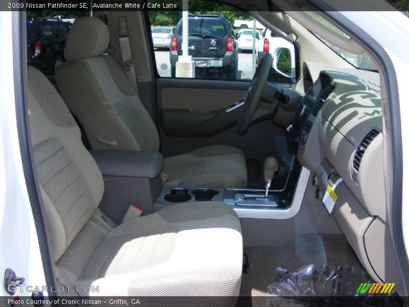 Avalanche White / Cafe Latte 2009 Nissan Pathfinder SE