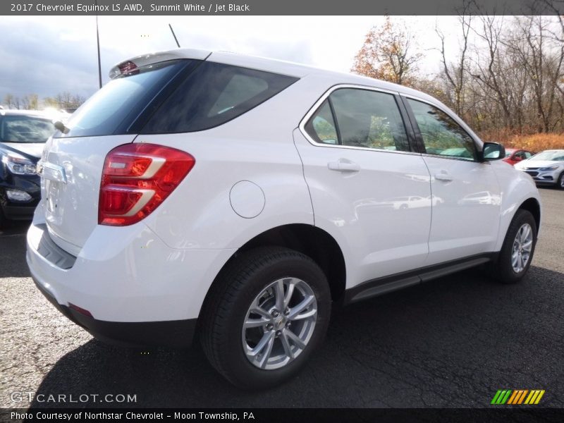 Summit White / Jet Black 2017 Chevrolet Equinox LS AWD