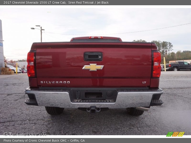 Siren Red Tintcoat / Jet Black 2017 Chevrolet Silverado 1500 LT Crew Cab