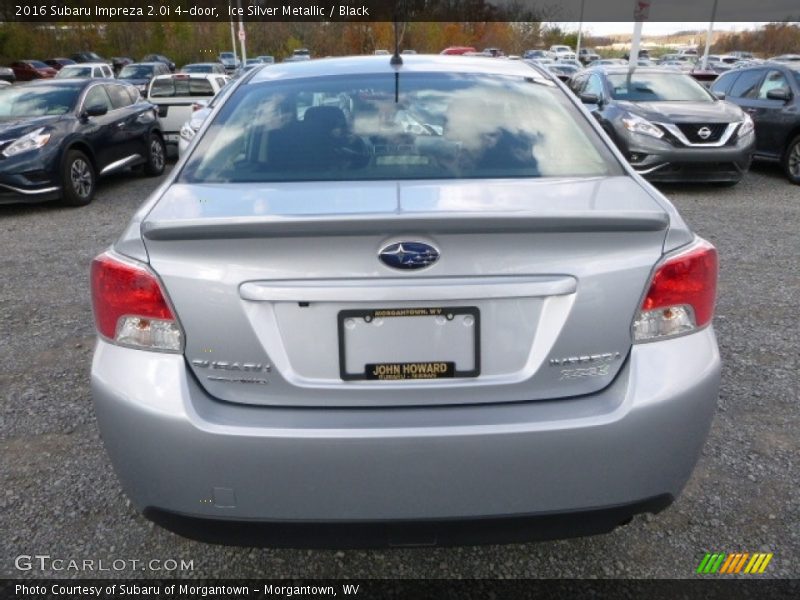 Ice Silver Metallic / Black 2016 Subaru Impreza 2.0i 4-door