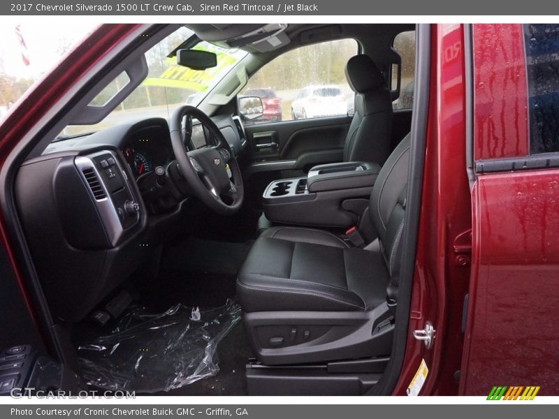  2017 Silverado 1500 LT Crew Cab Jet Black Interior