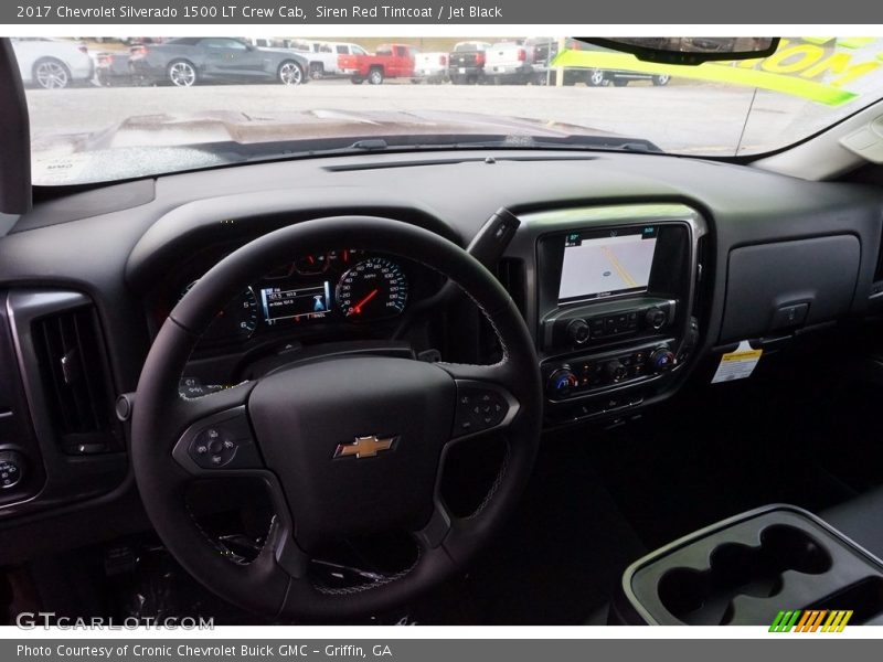 Siren Red Tintcoat / Jet Black 2017 Chevrolet Silverado 1500 LT Crew Cab