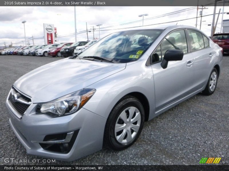 Ice Silver Metallic / Black 2016 Subaru Impreza 2.0i 4-door
