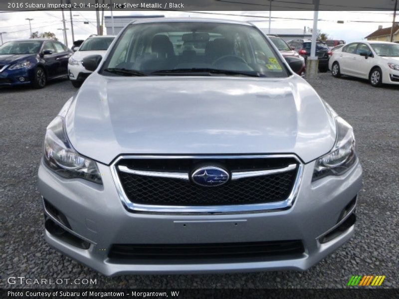 Ice Silver Metallic / Black 2016 Subaru Impreza 2.0i 4-door