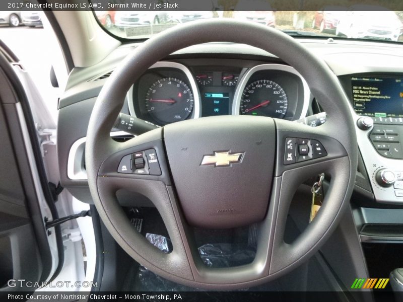 Summit White / Jet Black 2017 Chevrolet Equinox LS AWD