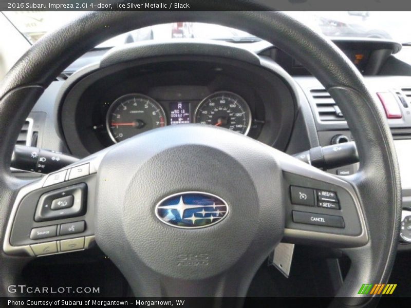 Ice Silver Metallic / Black 2016 Subaru Impreza 2.0i 4-door