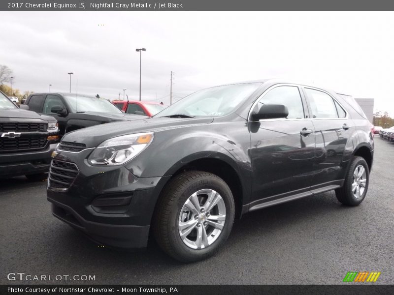 Nightfall Gray Metallic / Jet Black 2017 Chevrolet Equinox LS