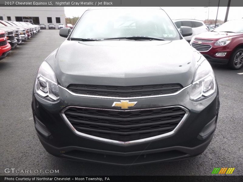 Nightfall Gray Metallic / Jet Black 2017 Chevrolet Equinox LS