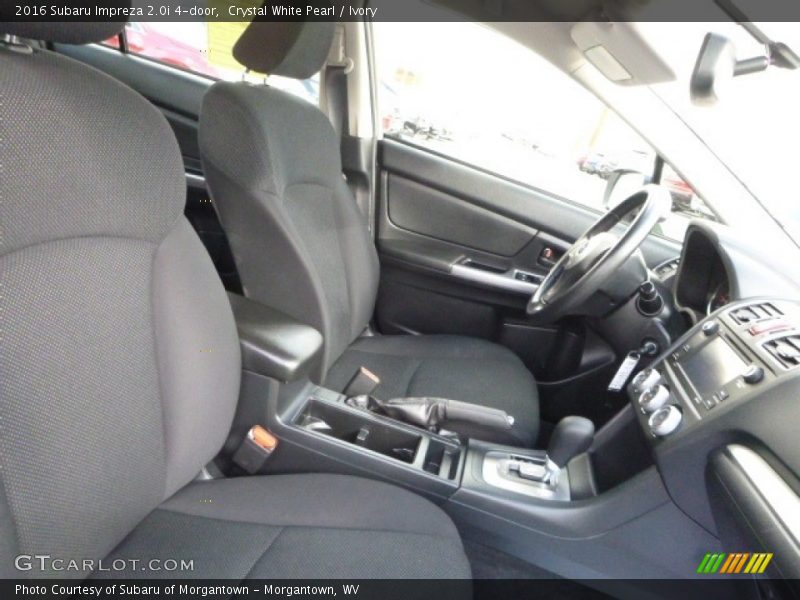 Crystal White Pearl / Ivory 2016 Subaru Impreza 2.0i 4-door