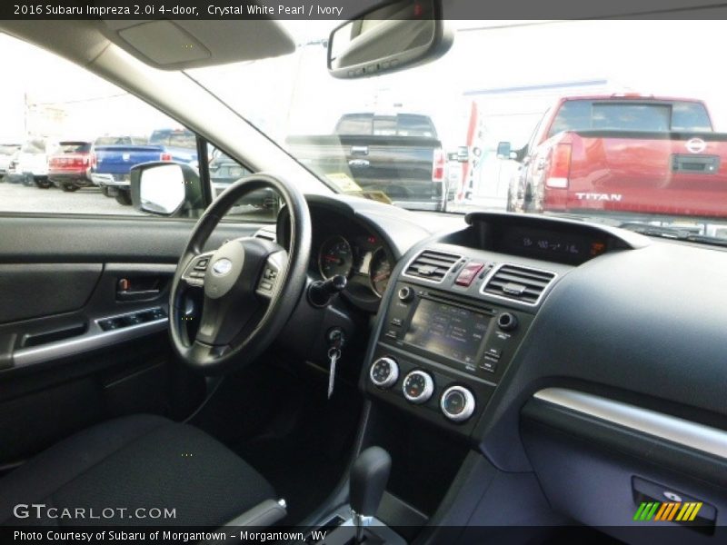 Crystal White Pearl / Ivory 2016 Subaru Impreza 2.0i 4-door