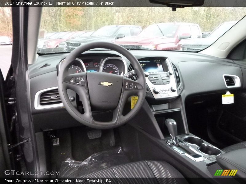 Nightfall Gray Metallic / Jet Black 2017 Chevrolet Equinox LS