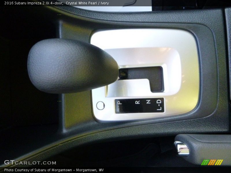 Crystal White Pearl / Ivory 2016 Subaru Impreza 2.0i 4-door