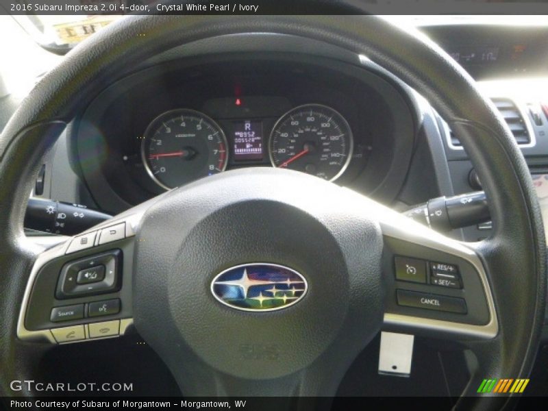 Crystal White Pearl / Ivory 2016 Subaru Impreza 2.0i 4-door