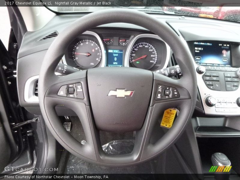 Nightfall Gray Metallic / Jet Black 2017 Chevrolet Equinox LS