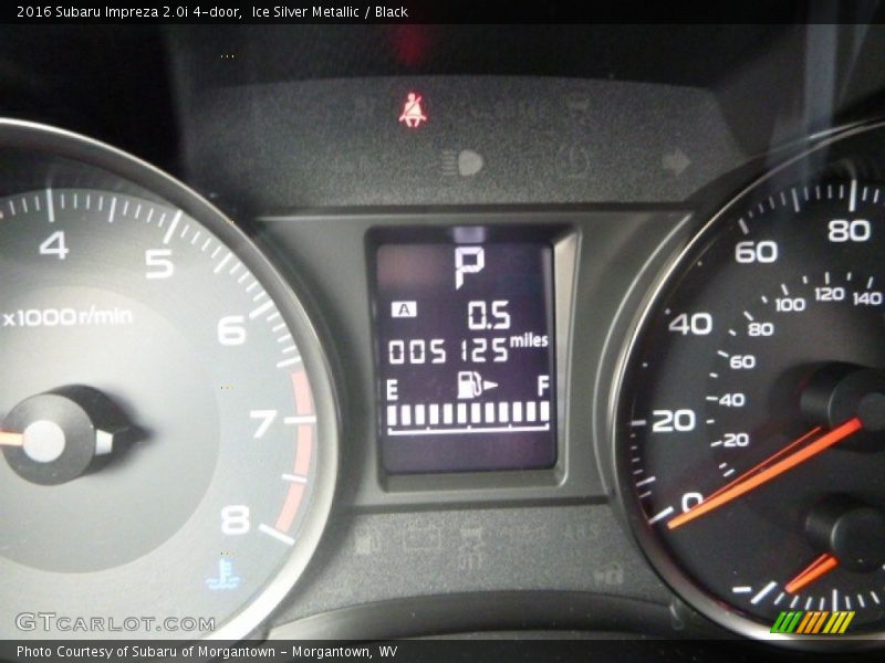 Ice Silver Metallic / Black 2016 Subaru Impreza 2.0i 4-door