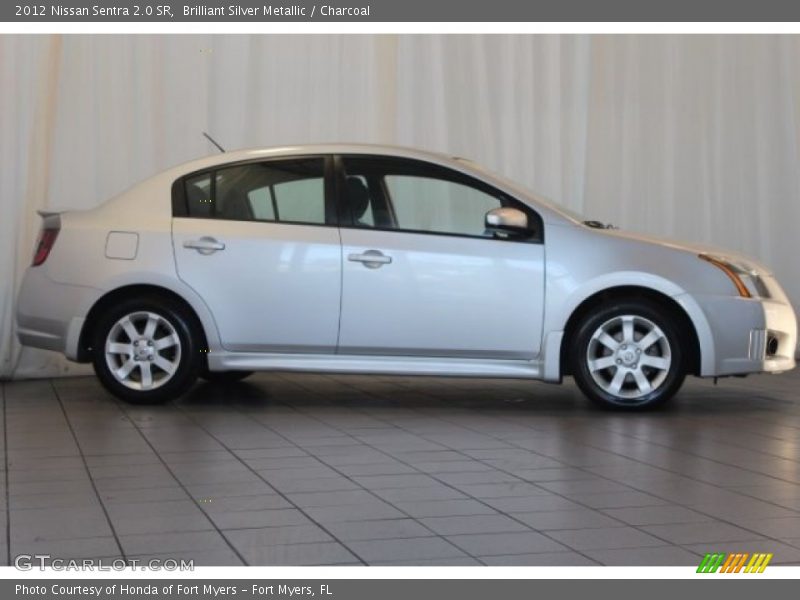 Brilliant Silver Metallic / Charcoal 2012 Nissan Sentra 2.0 SR