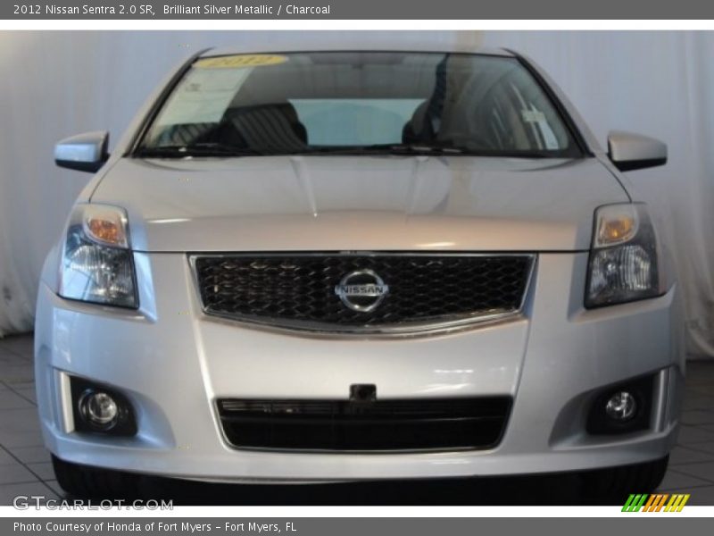 Brilliant Silver Metallic / Charcoal 2012 Nissan Sentra 2.0 SR