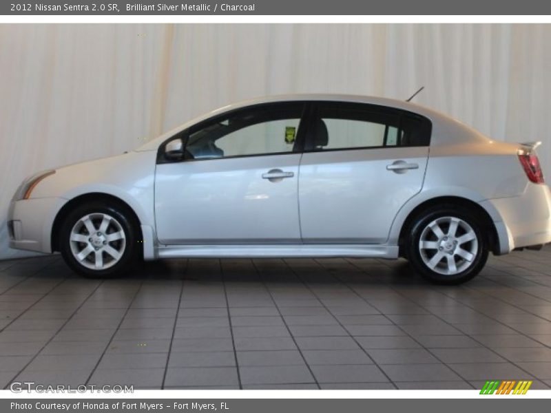 Brilliant Silver Metallic / Charcoal 2012 Nissan Sentra 2.0 SR