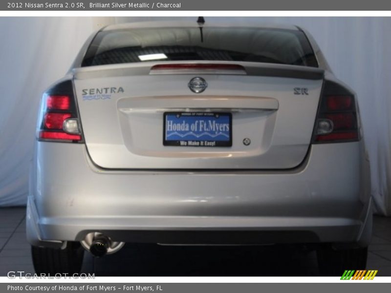 Brilliant Silver Metallic / Charcoal 2012 Nissan Sentra 2.0 SR
