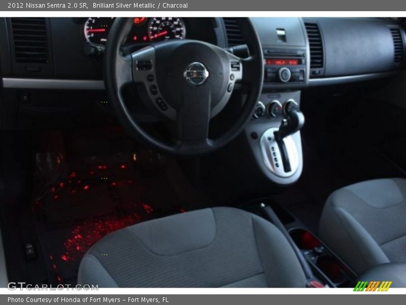 Brilliant Silver Metallic / Charcoal 2012 Nissan Sentra 2.0 SR