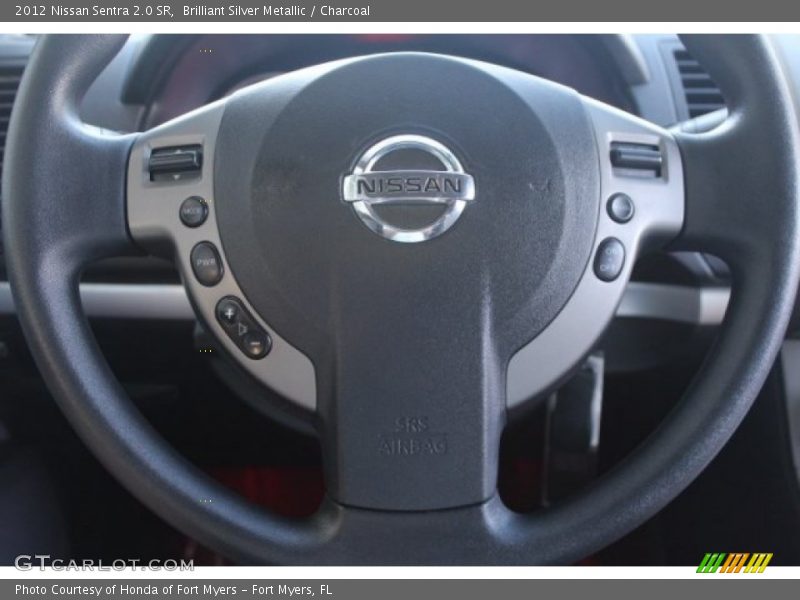 Brilliant Silver Metallic / Charcoal 2012 Nissan Sentra 2.0 SR