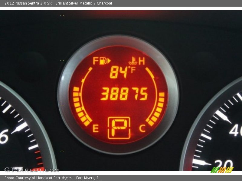 Brilliant Silver Metallic / Charcoal 2012 Nissan Sentra 2.0 SR