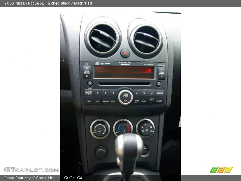 Wicked Black / Black/Red 2009 Nissan Rogue SL