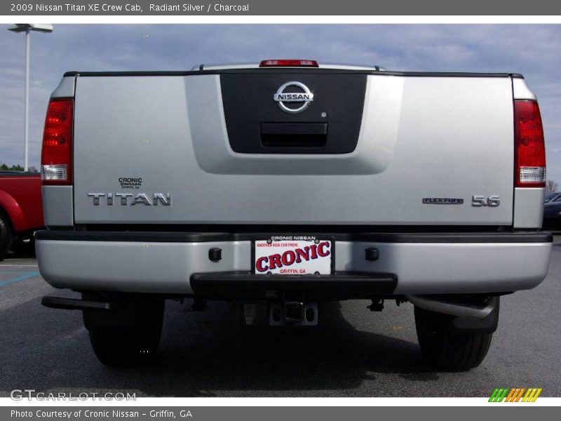 Radiant Silver / Charcoal 2009 Nissan Titan XE Crew Cab