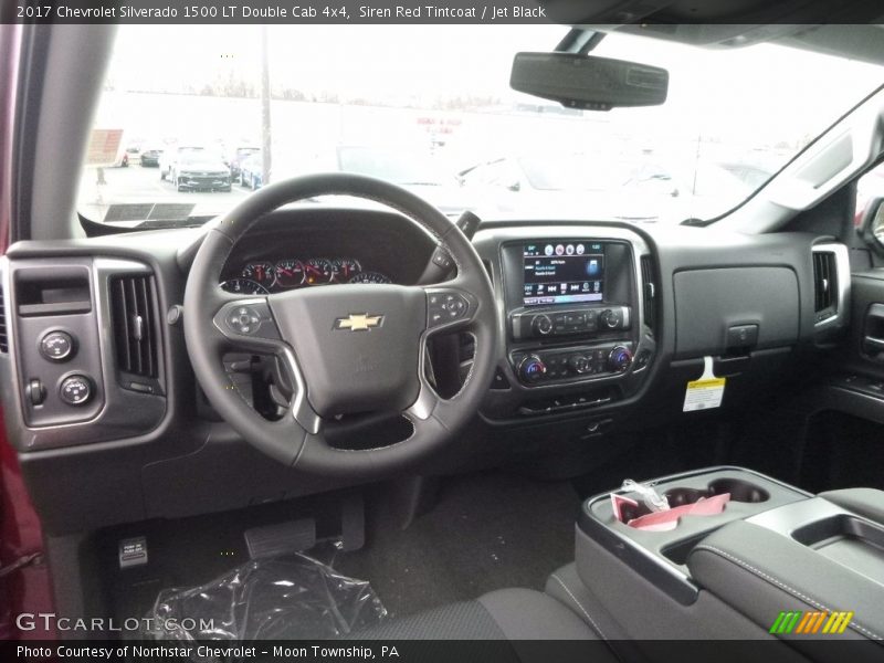 Jet Black Interior - 2017 Silverado 1500 LT Double Cab 4x4 