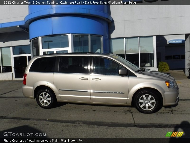 Cashmere Pearl / Dark Frost Beige/Medium Frost Beige 2012 Chrysler Town & Country Touring
