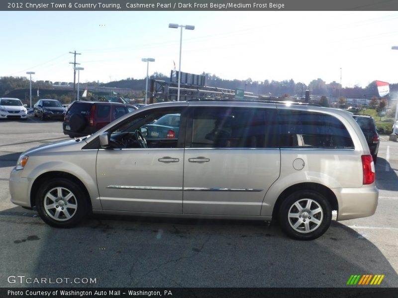 Cashmere Pearl / Dark Frost Beige/Medium Frost Beige 2012 Chrysler Town & Country Touring