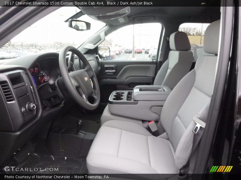  2017 Silverado 1500 Custom Double Cab 4x4 Dark Ash/Jet Black Interior