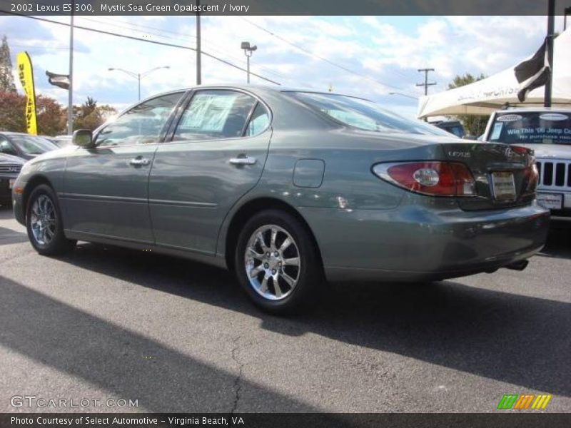 Mystic Sea Green Opalescent / Ivory 2002 Lexus ES 300
