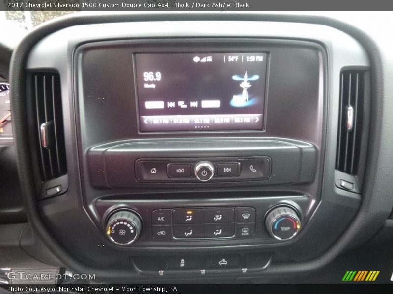 Black / Dark Ash/Jet Black 2017 Chevrolet Silverado 1500 Custom Double Cab 4x4
