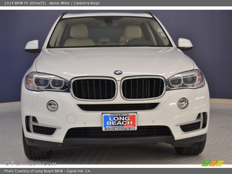 Alpine White / Canberra Beige 2014 BMW X5 sDrive35i
