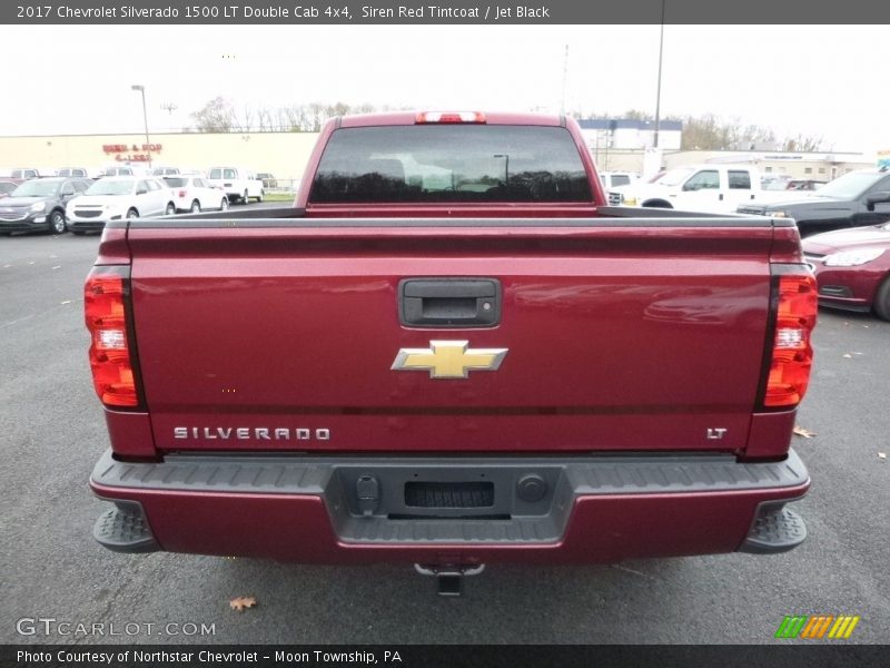 Siren Red Tintcoat / Jet Black 2017 Chevrolet Silverado 1500 LT Double Cab 4x4