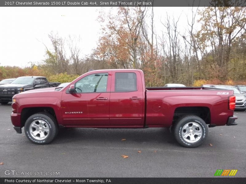  2017 Silverado 1500 LT Double Cab 4x4 Siren Red Tintcoat