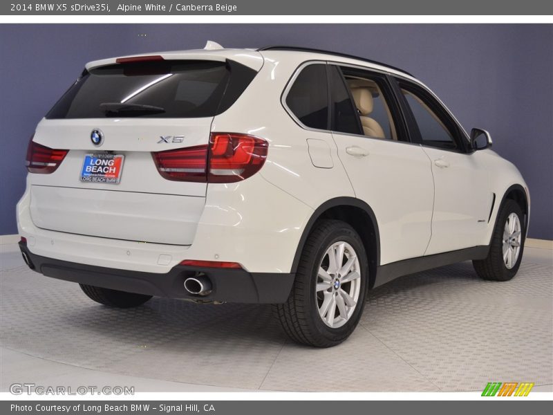 Alpine White / Canberra Beige 2014 BMW X5 sDrive35i