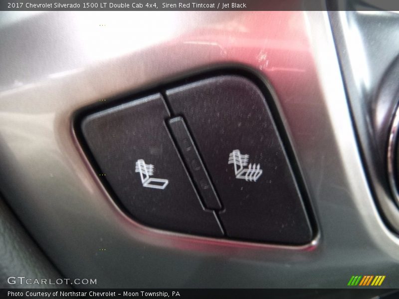 Siren Red Tintcoat / Jet Black 2017 Chevrolet Silverado 1500 LT Double Cab 4x4