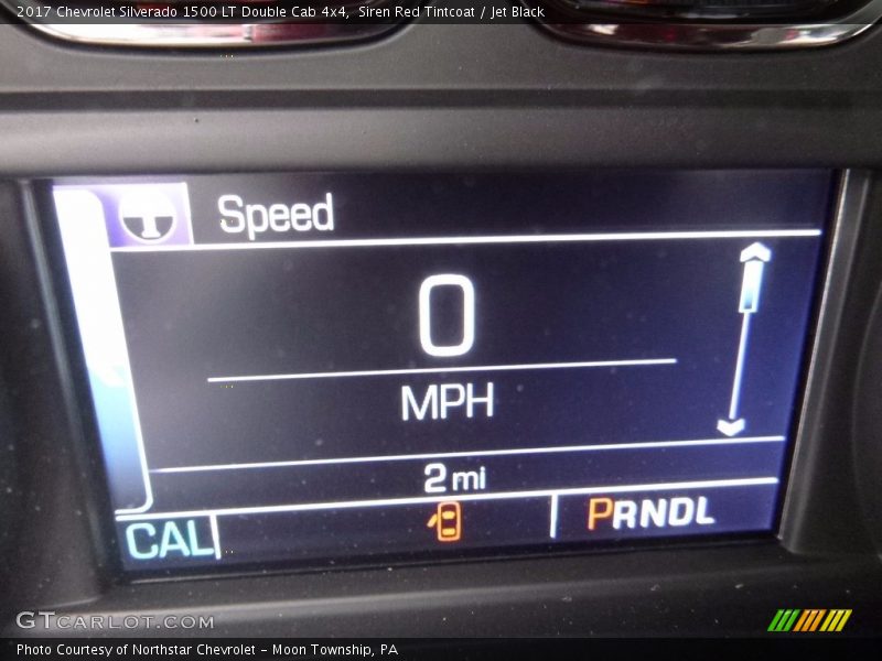 Siren Red Tintcoat / Jet Black 2017 Chevrolet Silverado 1500 LT Double Cab 4x4