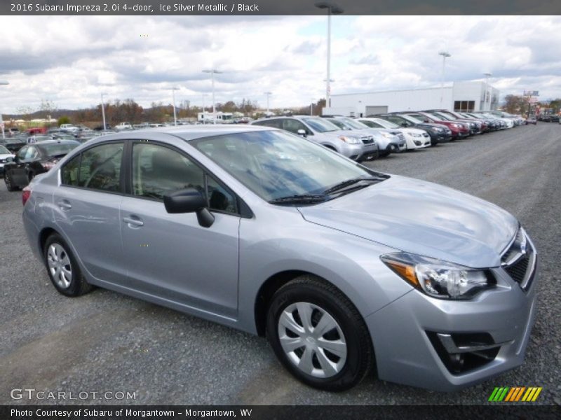 Ice Silver Metallic / Black 2016 Subaru Impreza 2.0i 4-door