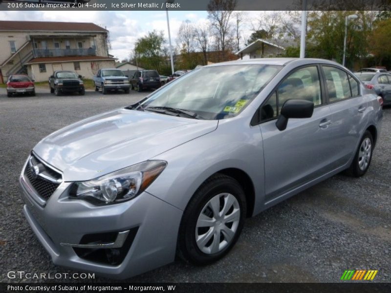 Ice Silver Metallic / Black 2016 Subaru Impreza 2.0i 4-door