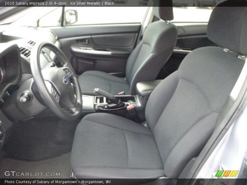 Ice Silver Metallic / Black 2016 Subaru Impreza 2.0i 4-door