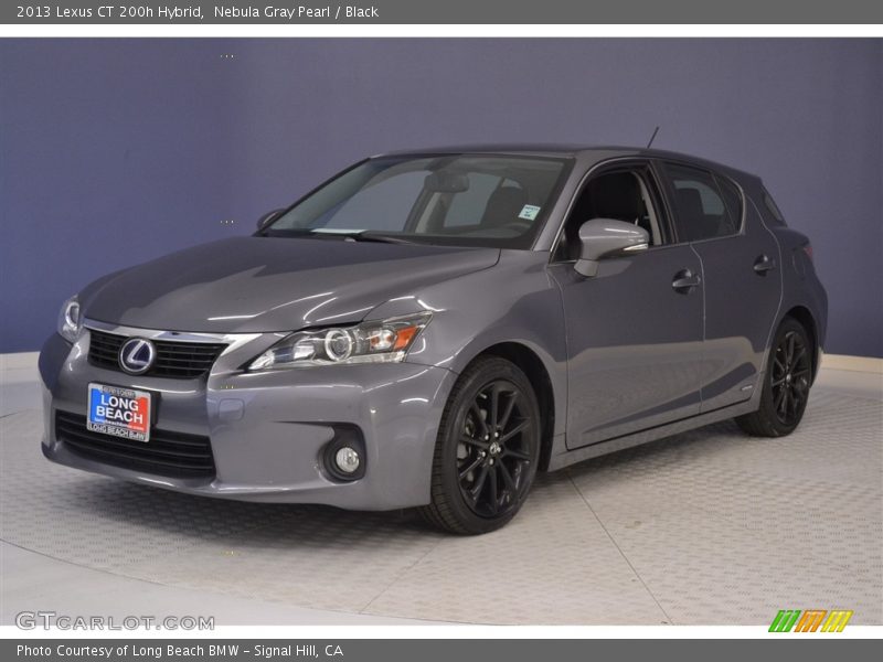 Nebula Gray Pearl / Black 2013 Lexus CT 200h Hybrid