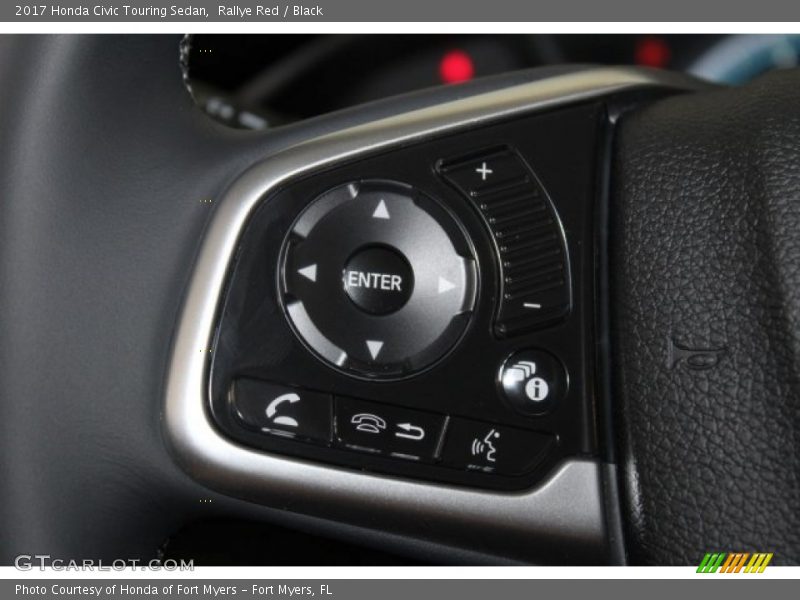 Controls of 2017 Civic Touring Sedan