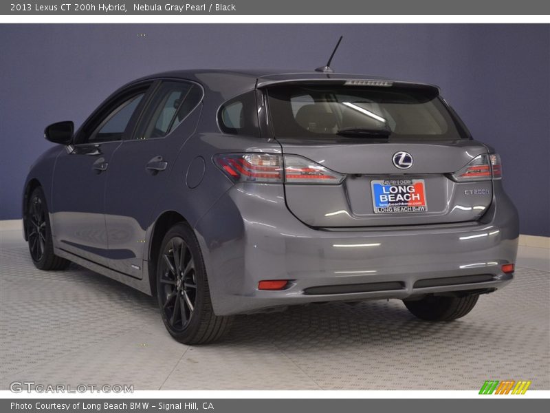 Nebula Gray Pearl / Black 2013 Lexus CT 200h Hybrid